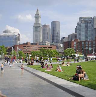 The North End’s front yard on the Greenway