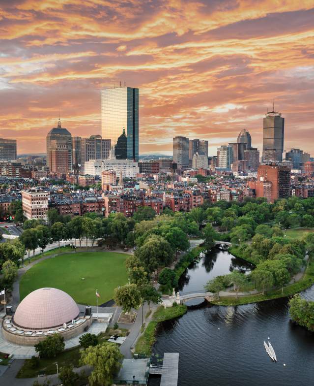 Boston Skyline from the Esplanade
