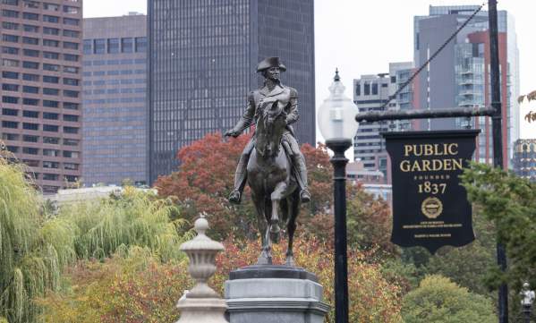 George Washington Statue in the Public Garden
