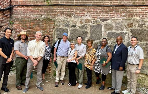 Multicultural Committee ay the Museum of African American History