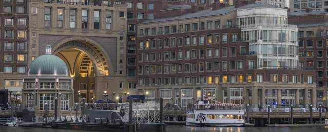 View of the Boston Harbor Hotel