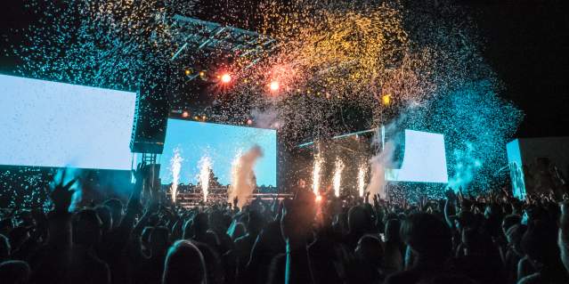 Fireworks At Boston Calling Festival