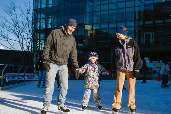 Ice Skating at Canal District
