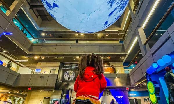 Kid at the Museum of Science