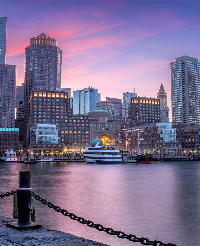 Boston Harbor skyline