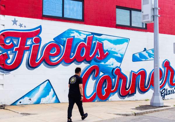 Fields Corner mural in Dorchester