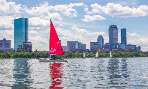 Sailboat on the Charles River