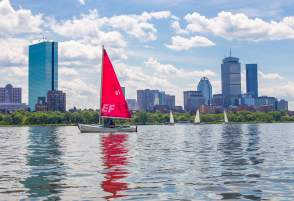 Sailboat on the Charles River