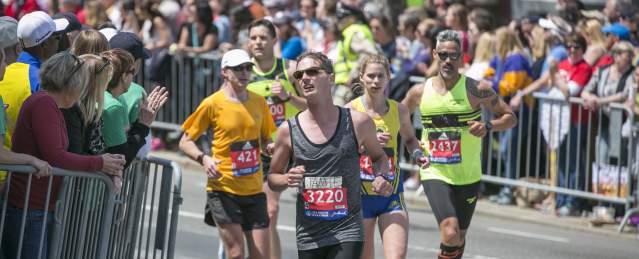 Marathon Runners Front Shot