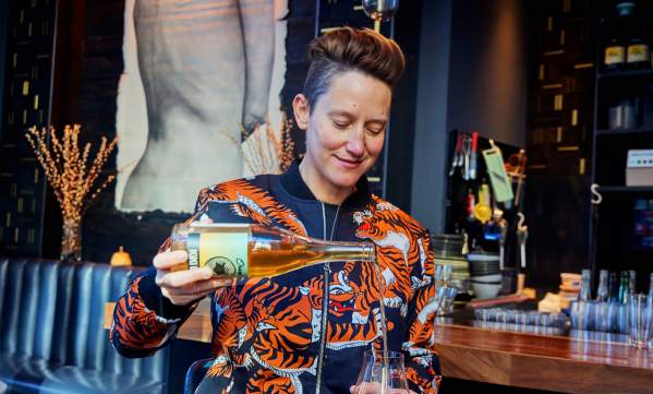 Photo of Haley Fortier, owner of nathálie wine bar.