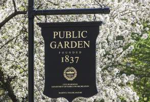 Public Garden in Spring