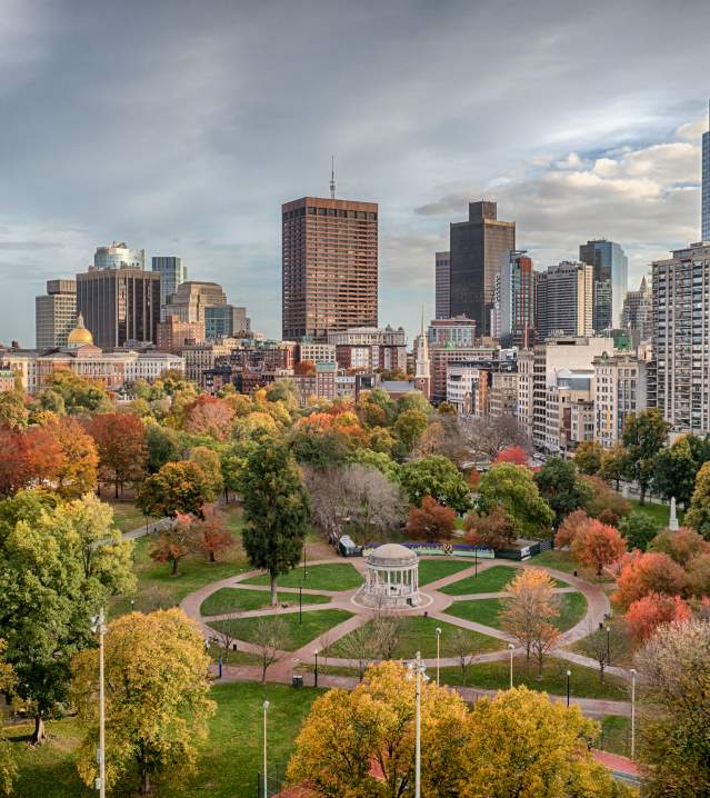 Boston Common in the Fall