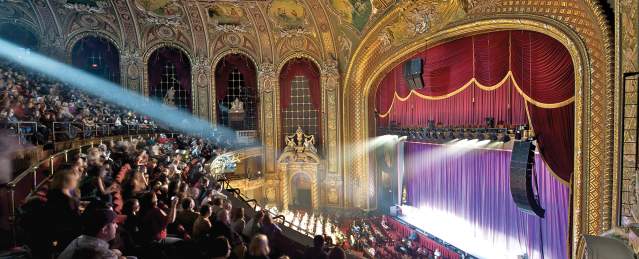 Audience At The Wang Center In Boston, MA